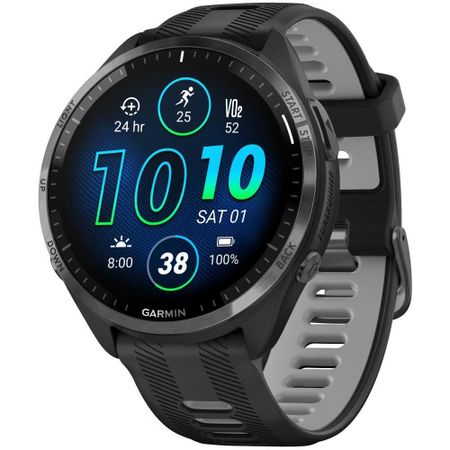 Смарт-часы Garmin Forerunner 965 (Black/Powder gray) (010-02809-10)