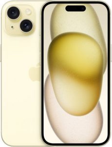 Смартфон Apple iPhone 15 128Gb nano SIM+eSIM Yellow (Global)