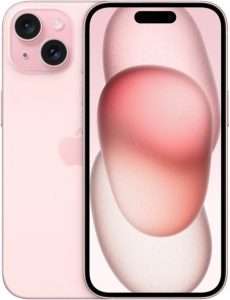 Смартфон Apple iPhone 15 256Gb nano SIM+eSIM Pink (Global)