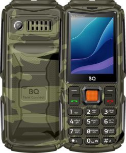 Мобильный телефон BQ 2430L Tank Connect Зелёный / Серый