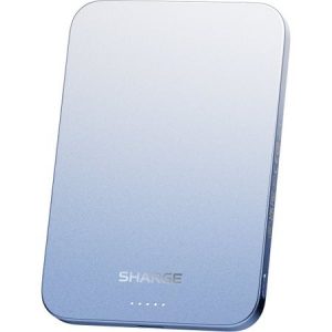 Внешний аккумулятор Sharge AeroMag 5000 мАч PD 20W Qi2 15W Ultra-thin синий
