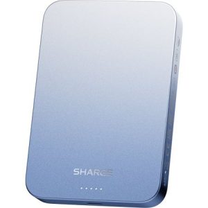 Внешний аккумулятор Sharge AeroMag 10000 мАч PD 20W Qi2 15W Ultra-thin синий