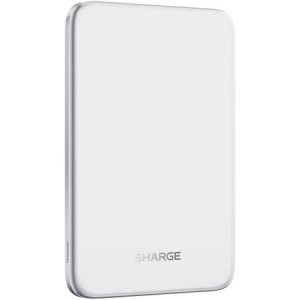 Внешний аккумулятор Sharge M6 Magnetic 5000 мАч 15W Wireless серебристый