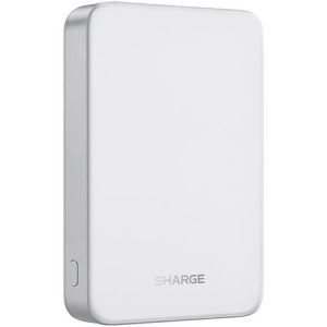 Внешний аккумулятор Sharge M7 Magnetic 10000 мАч 15W Wireless серебристый