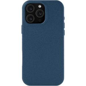 Чехол uBear Capital Leather Case для iPhone 16 Pro Max синий