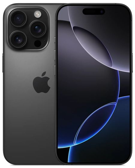 Смартфон Apple iPhone 16 Pro 128 ГБ MYND3ZD/A «Чёрный титан» (nanoSIM+nanoSIM, без RuStore)