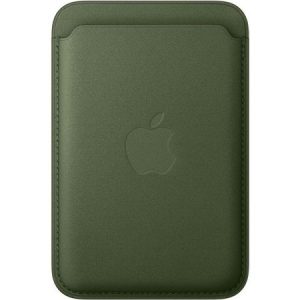 Чехол-бумажник Apple для iPhone FineWoven Wallet MagSafe зелёный