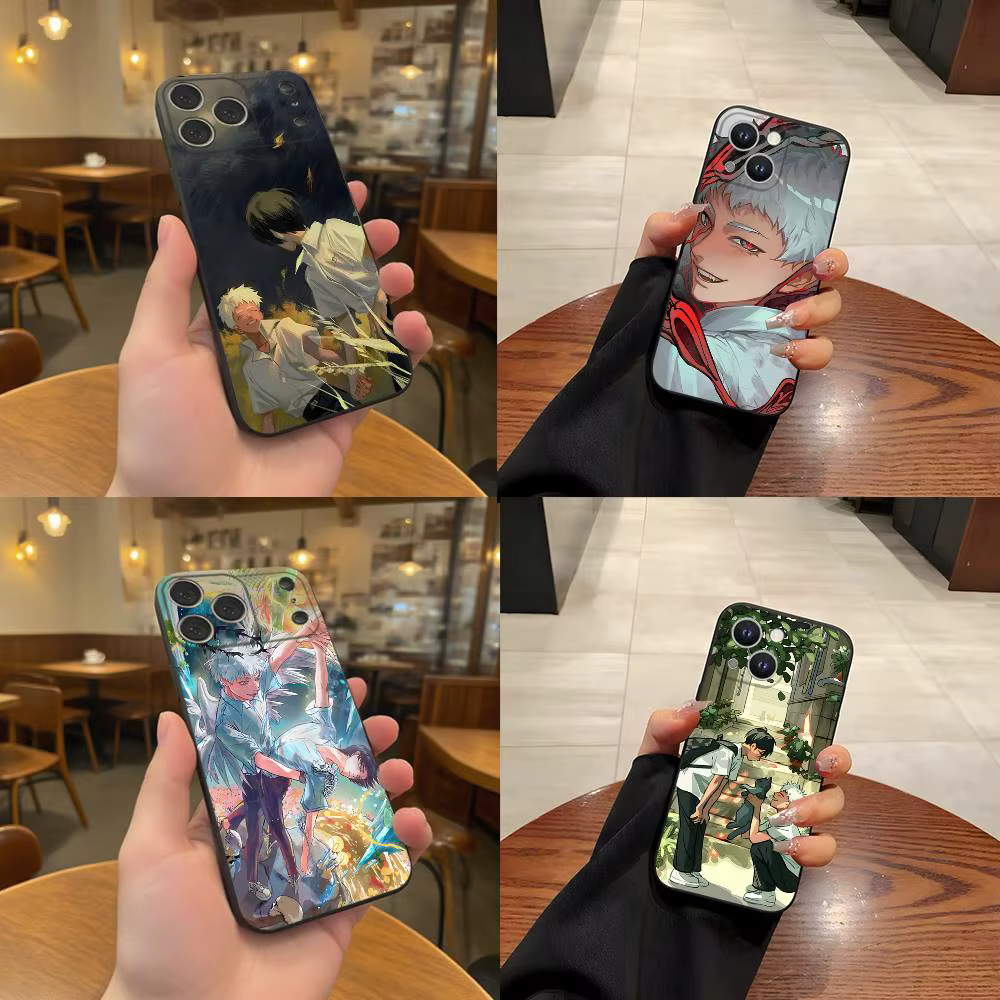 S-Summer H-Hikaru D-Died For iPhone 17,16,15,14,13,12,11,Pro,Max,Plus Black Soft Cover Phone Case