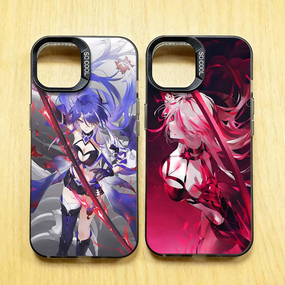 Honkai Star Rail Acheron Phone Case for iPhone 17 16 Pro Plus 15 14 13 Max Mini 12 11 X XS Air Shield Bumper